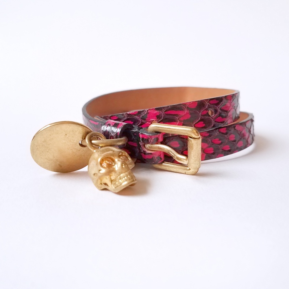 ALEXANDER MCQUEEN 💀 Skull double-wrap bracelet